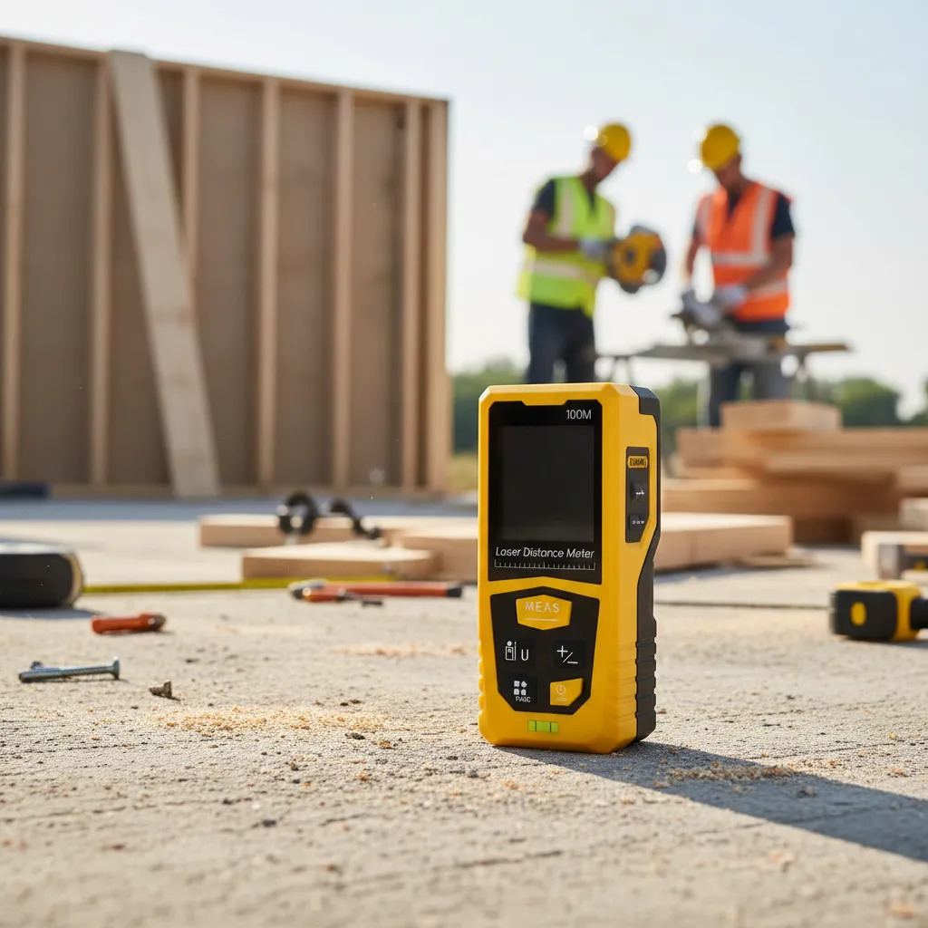 Trena Medidor Laser 100m Obra Engenharia Profissional - Imagem 2