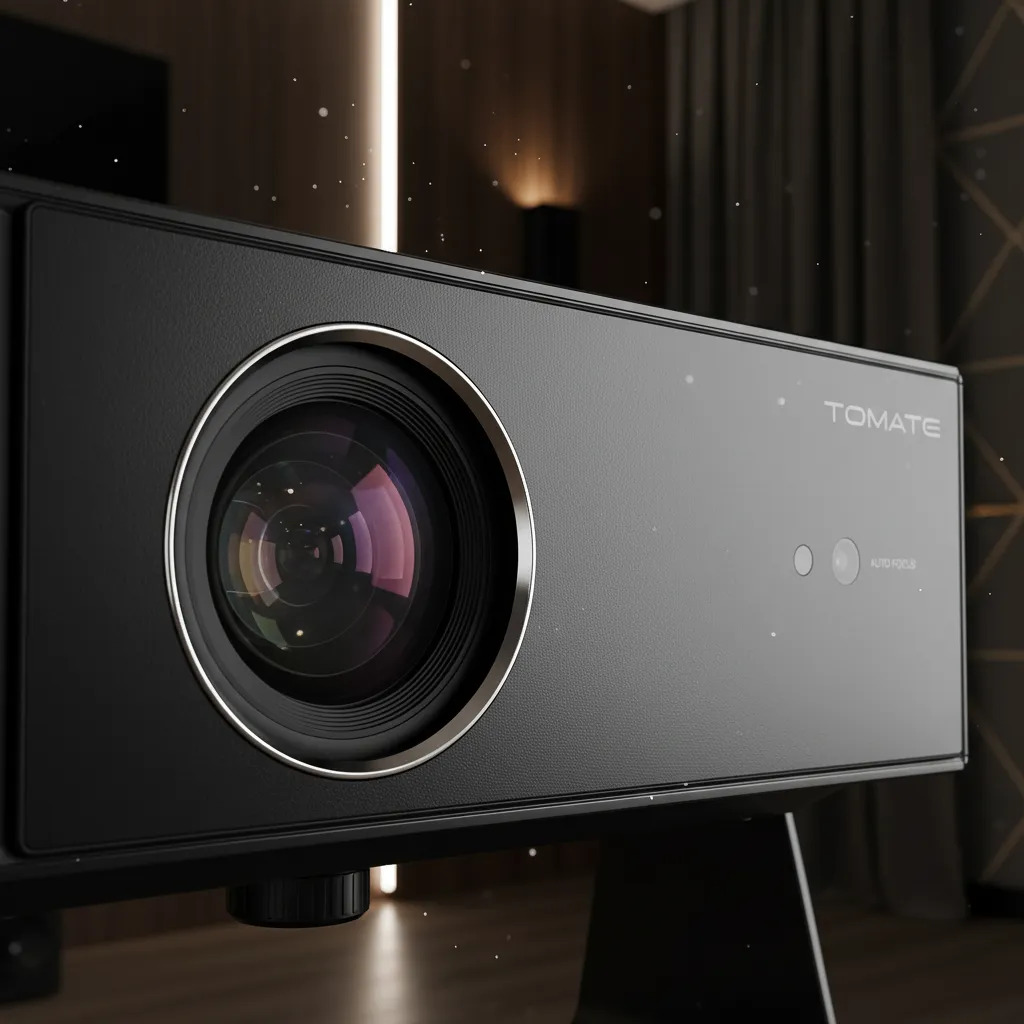 Projetor Tomate Mpr-2011 Home Cinema Full Hd Smart Preto 127/220v - Imagem 5