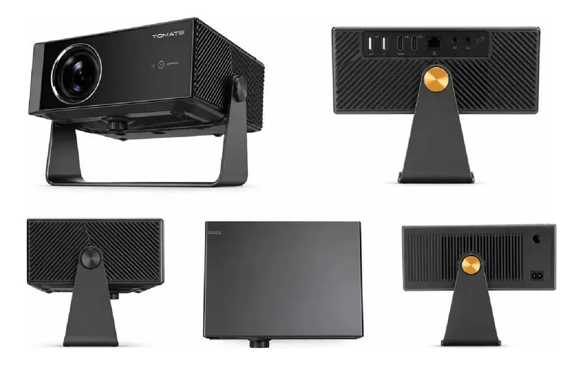 Projetor Tomate Mpr-2011 Home Cinema Full Hd Smart Preto 127/220v - Imagem 7