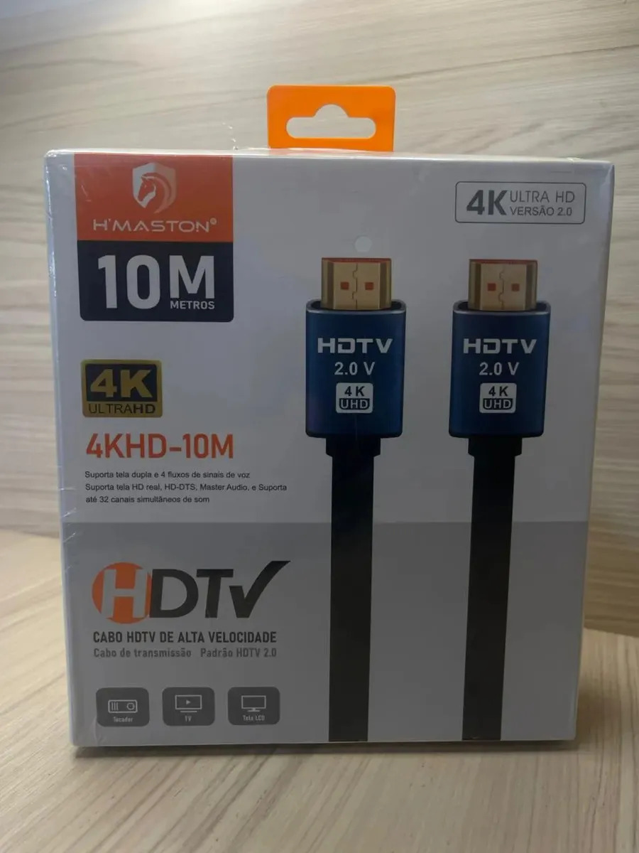 Cabo Hdmi H'maston 10m 4k Para Smart Tv Notebook Games - Imagem 9