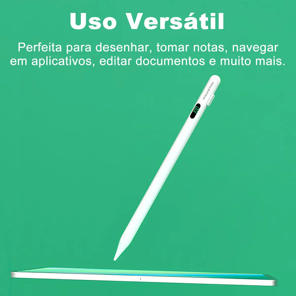 Caneta Stylus Bluetooth H'maston P-10 Para Ios Android Com Ponta Extra - Imagem 4