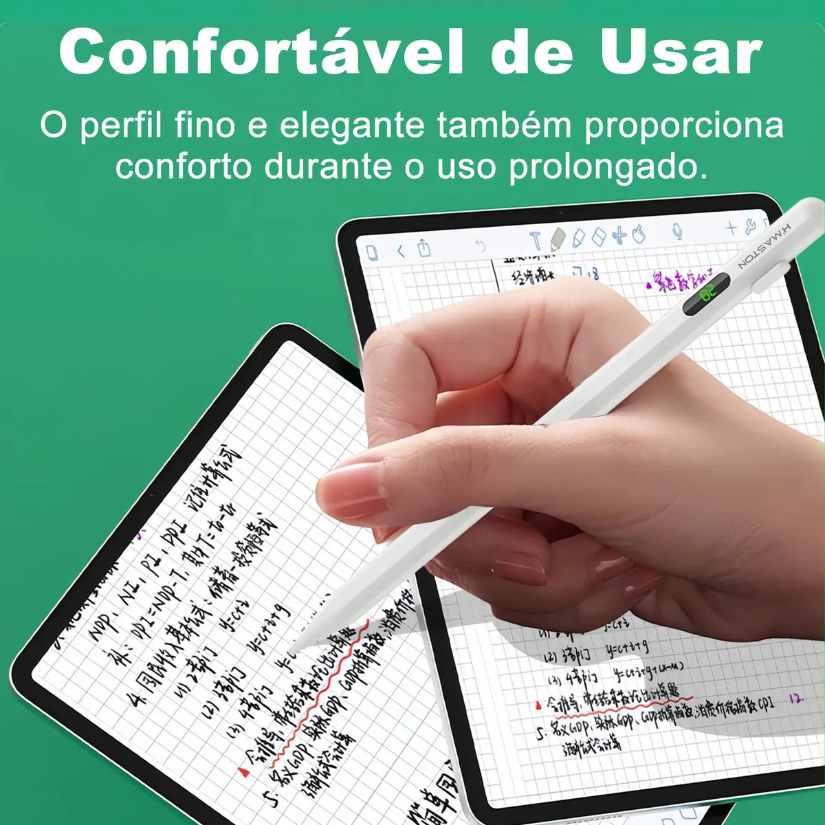 Caneta Stylus Bluetooth H'maston P-10 Para Ios Android Com Ponta Extra - Imagem 6