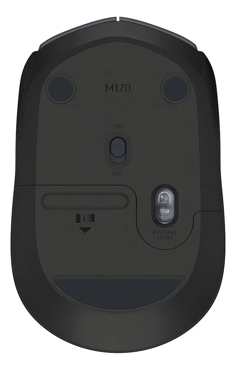 Mouse Sem Fio Logitech M170 Grafite - Grafite - Imagem 4