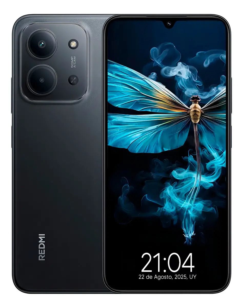 Xiaomi Redmi 15c 16gb Ram 256gb Dual Sim 50mp Fm Impressão Digital Dimm Preta Preto